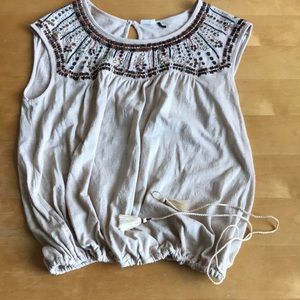 Akemi and Kim Embroidered Top